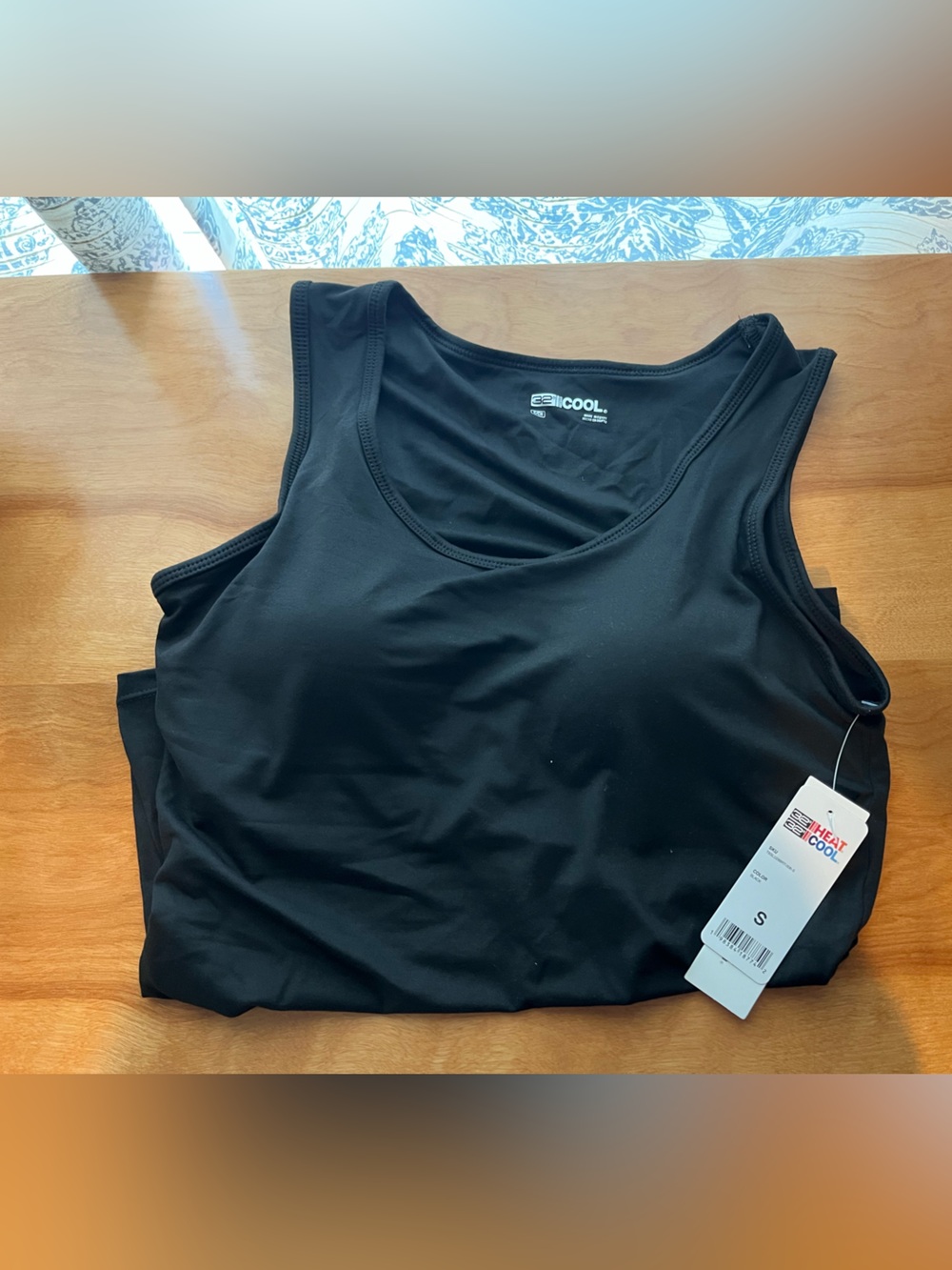 32 Degrees Black Performance Tank Top